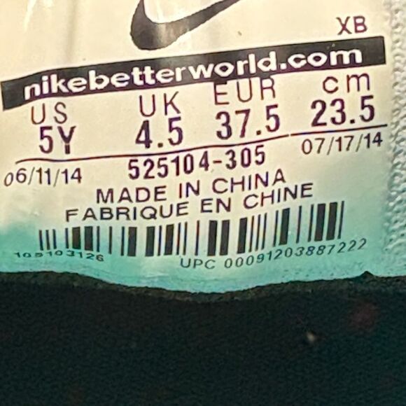 Size 5Y/6.5Women - Nike SB Zoom Stefan Janoski aqua shoes - Picture 8 of 8